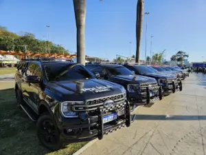 Carro da Polícia Penal do Espírito Santo do concurso Polícia Penal ES