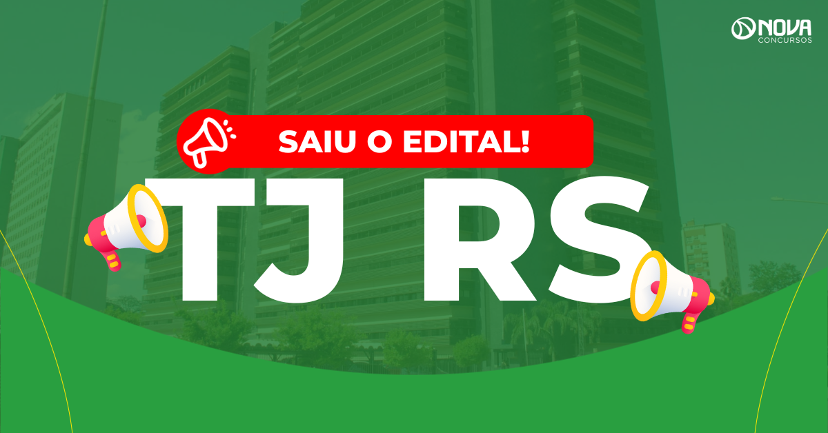 Concurso TJ RS 2025: Inscrições abertas! Salário de R$9 mil!