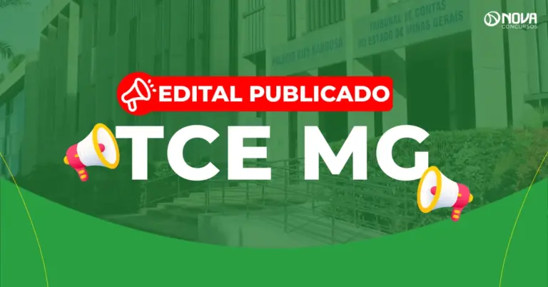 Concurso TCE MG: Gabaritos divulgados! Iniciais de R$15 mil!