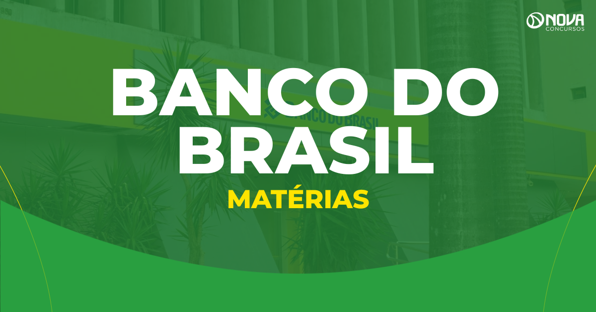 Quais as matérias que mais caem no concurso Banco do Brasil?
