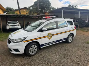 Carro da Guarda Civil Municipal de Alfenas do concurso Guarda de Alfenas