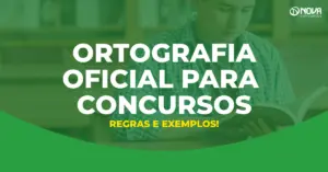 estudante em sala estudando ortografia oficial para concurso