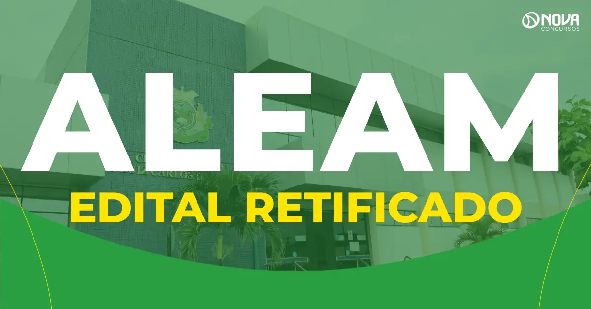 Concurso Aleam: Retificação altera requisitos e conteúdo programático!