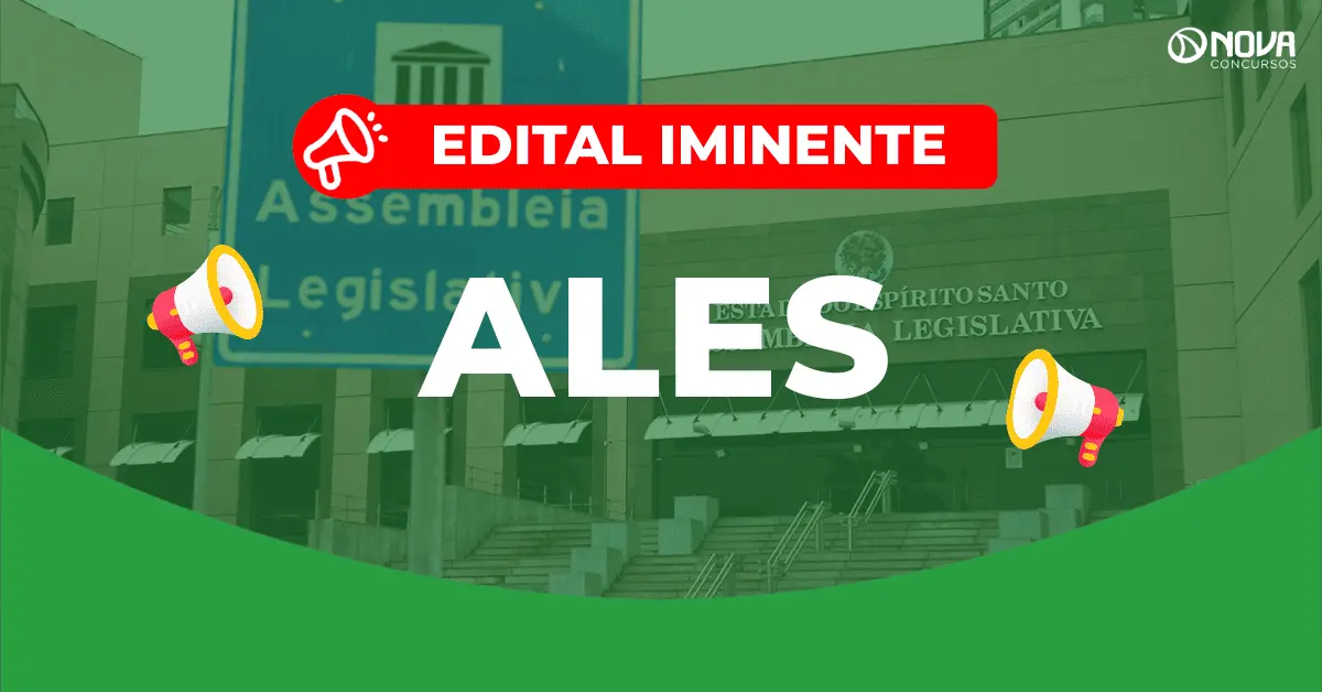 Concurso Ales terá edital na segunda, 29/09! 35 vagas!