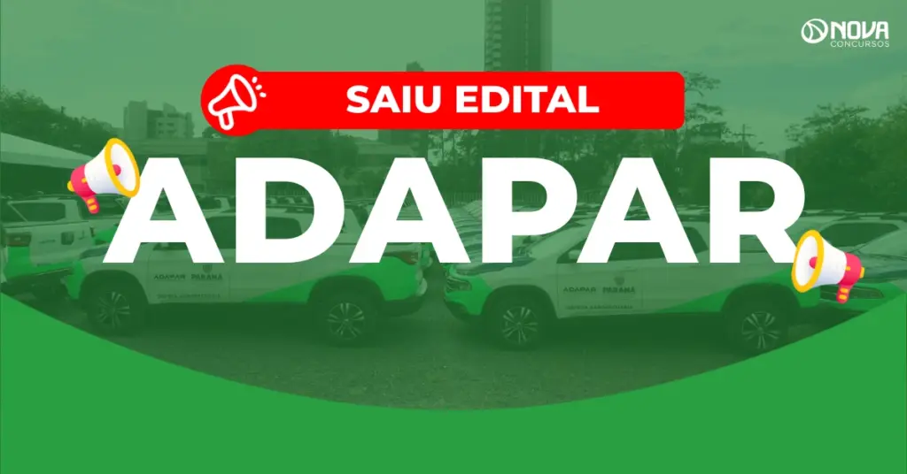 Concurso Adapar: Edital publicado! 57 vagas e até R$8 mil!