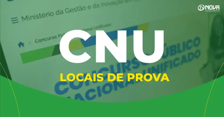 CNU 2025: Locais de prova são divulgados! Veja como acessar!