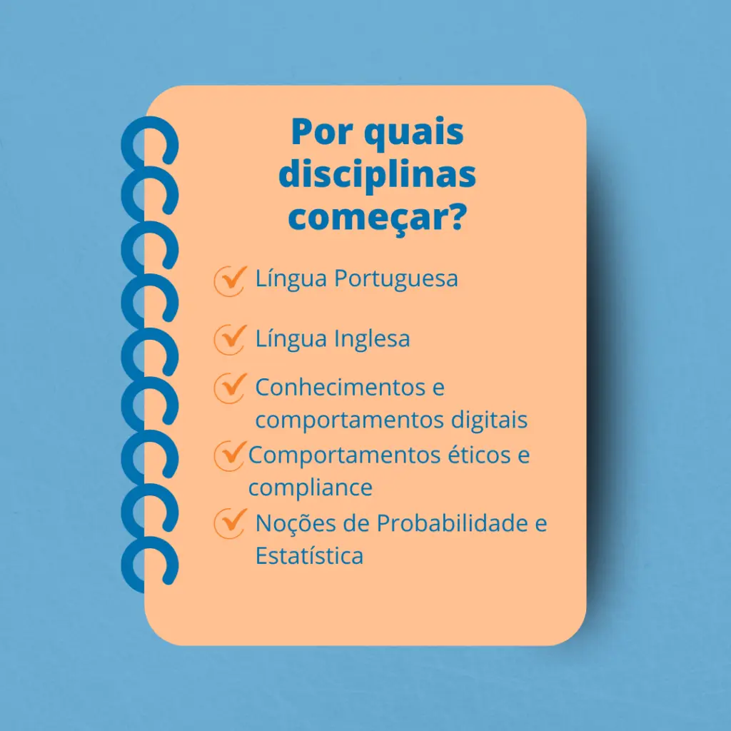 disciplinas para começar a estudar para o concurso caixa 2025