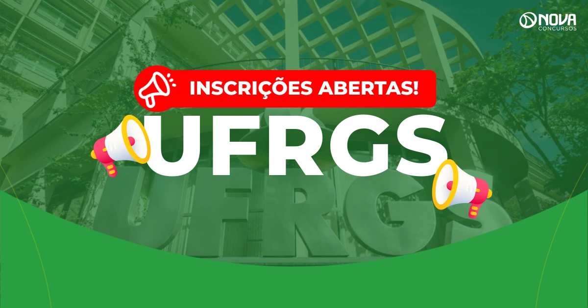 Concurso UFRGS: Inscrições abertas! 102 vagas!