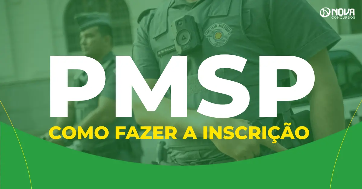 Passo a passo para fazer a inscrição no concurso PM SP!