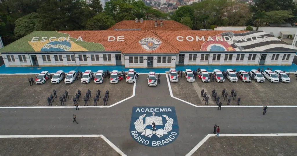 Concurso PM SP Oficial: Divulgado o resultado das provas! 1 Visão aérea da Academia de Polícia Militar Barro Branco. concurso pm sp