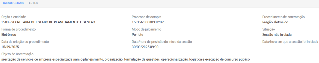 Definição da banca do concurso Fundação João Pinheiro