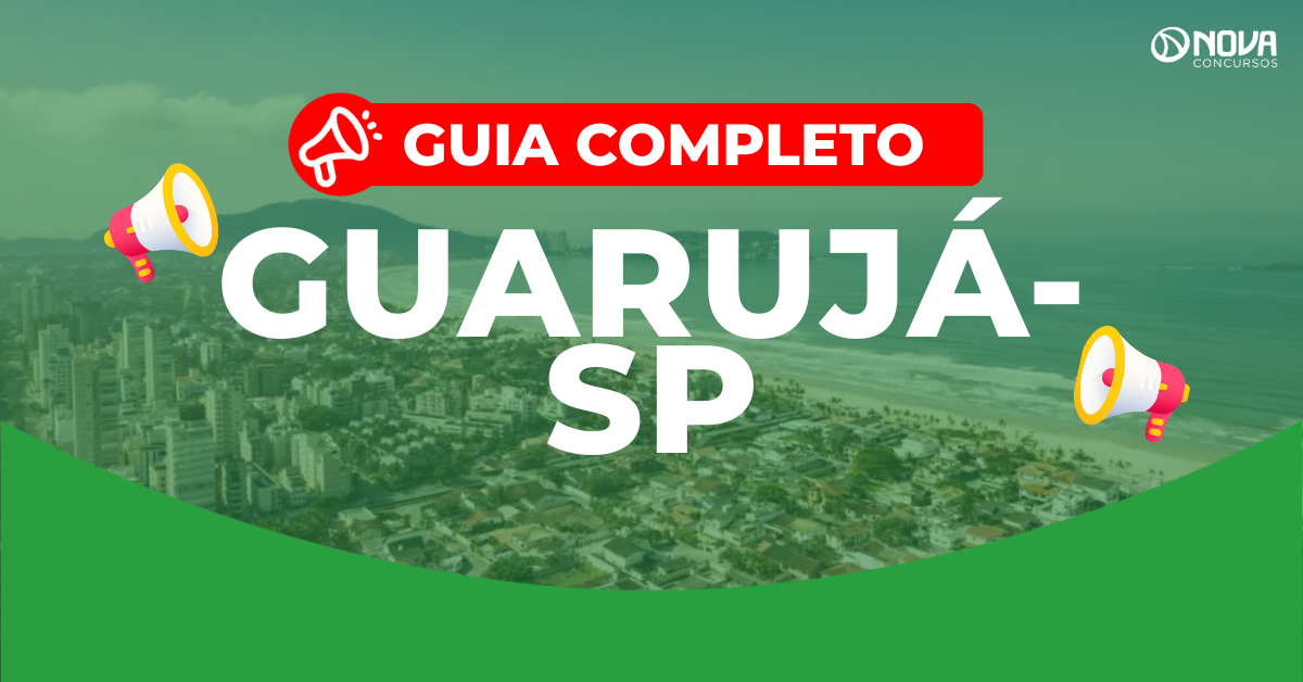 Concurso Prefeitura de Guarujá: Inscrições prorrogadas! 864 vagas!