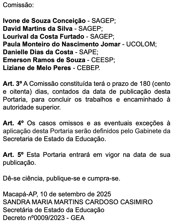 Comissão organizadora do concurso SEED AP!