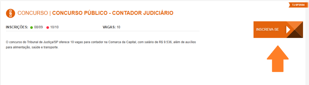 Passo 1 concurso tj sp nível superior