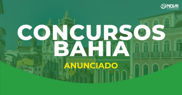 Governador anuncia concursos Bahia com 890 vagas! Confira!
