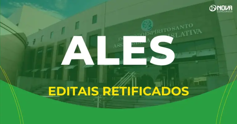Concurso Ales: Retificação adia inscrição e data das provas!