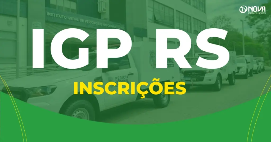 Passo a passo para fazer a inscrição no concurso IGP RS!