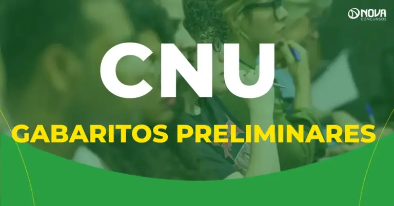 CNU 2025: Gabaritos das provas objetivas são divulgados!