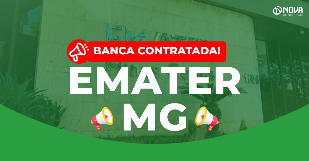 Concurso Emater MG: Fundep é contratada! Edital em breve!