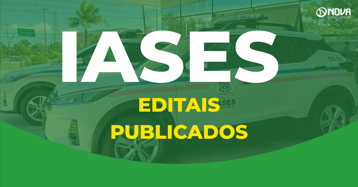 Concurso Iases tem editais publicados com 1.008 vagas!