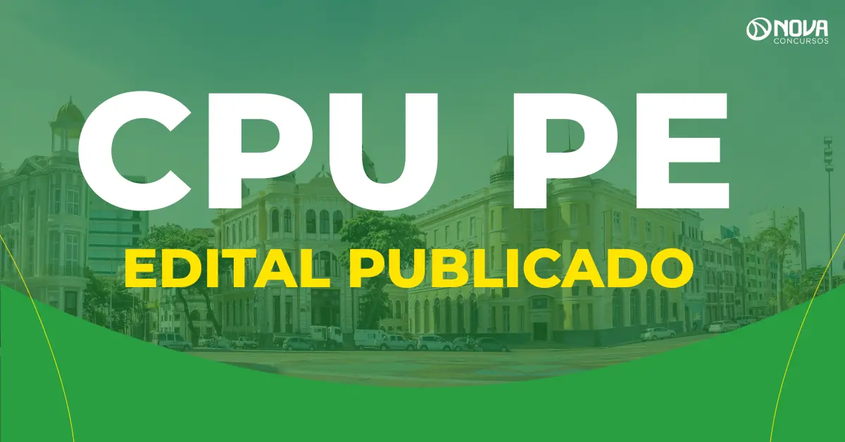 Edital Concurso Unificado Pernambuco Saiu com 460 vagas!