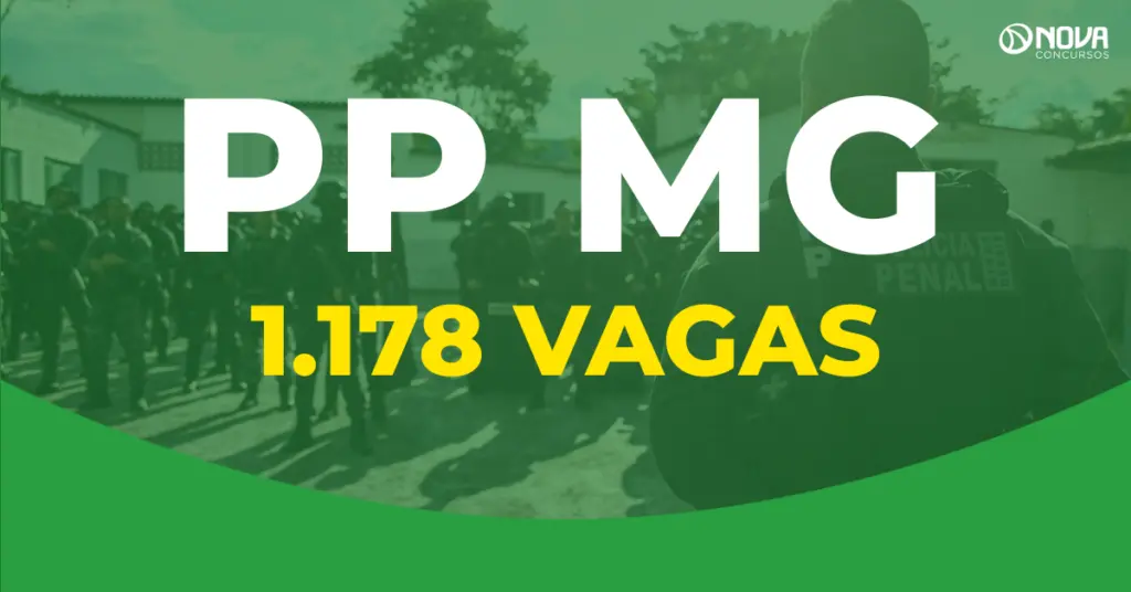 Edital Polícia Penal MG 2025: Concurso oferta 1.178 vagas!