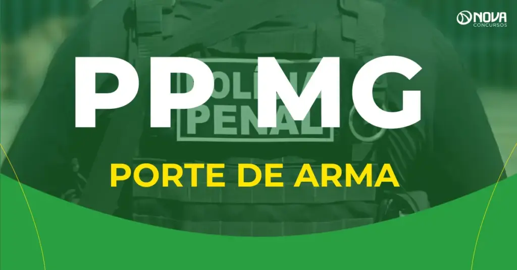 Concurso Polícia Penal MG: Policial Penal tem porte de arma?