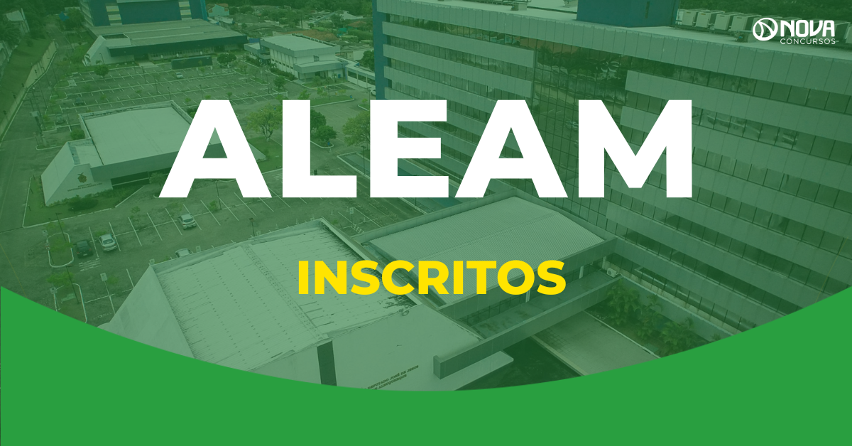 Concurso Aleam tem 50 mil inscritos. Inscrições até 13 de outubro!