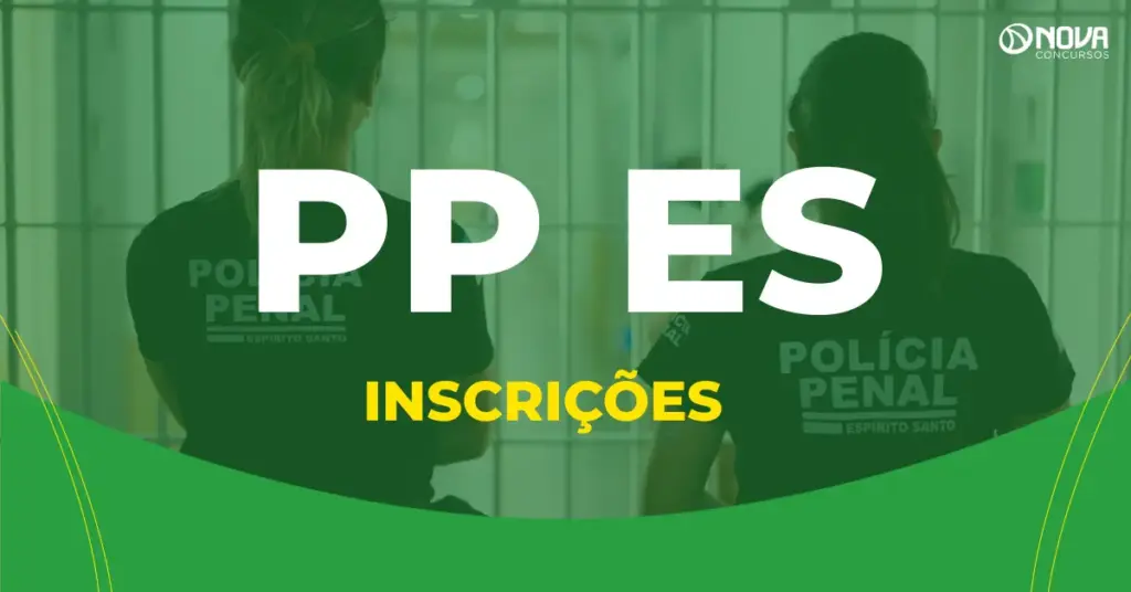 Passo a passo para fazer a incrição no concurso Polícia Penal ES!
