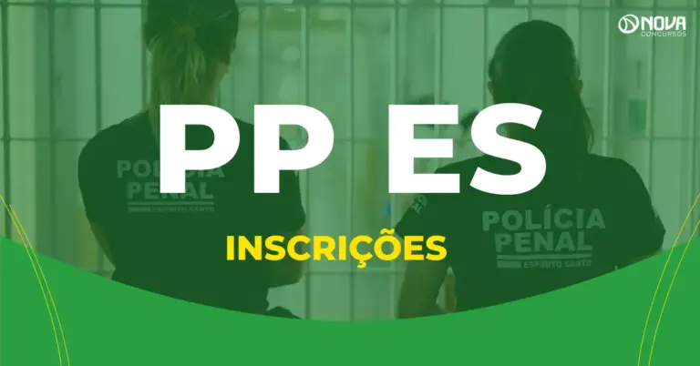 Passo a passo para fazer a incrição no concurso Polícia Penal ES!