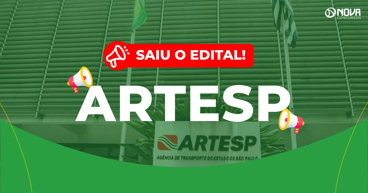 Concurso Artesp 2025: Edital publicado! 142 vagas!