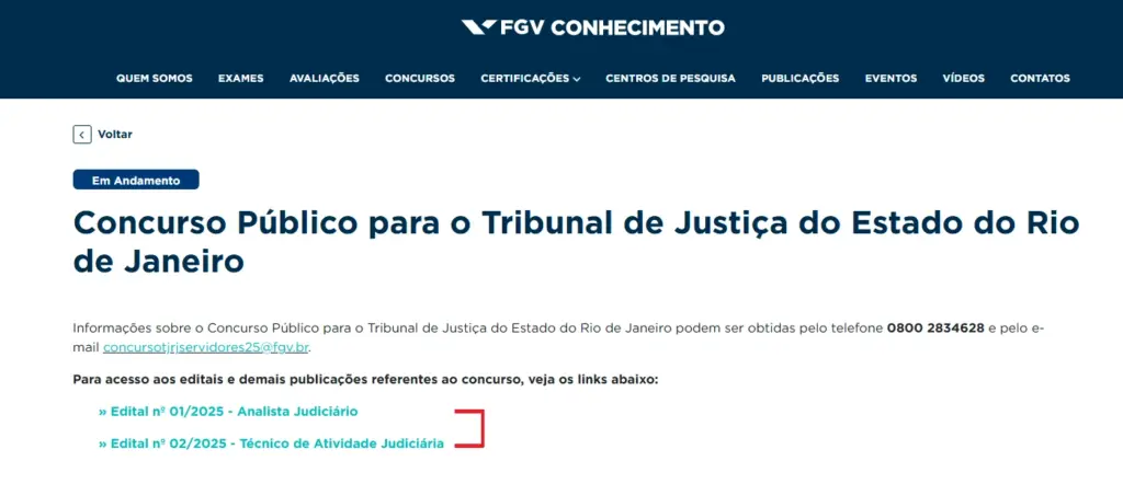 Passo a passo para fazer a inscrição no concurso TJ RJ 2025! 1 primeiro passo para fazer a inscrição no concurso tj rj