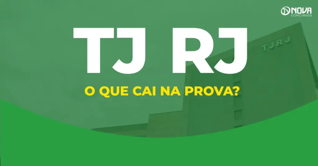 O que cai na prova do concurso TJ RJ? Confira as disciplinas!