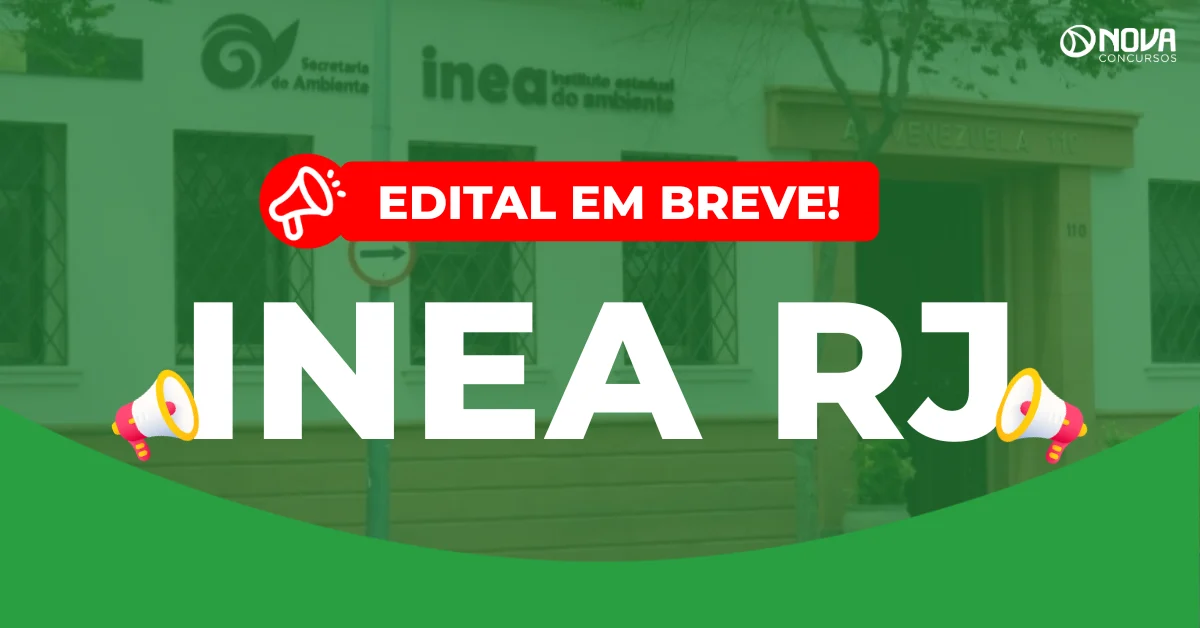 Concurso Inea RJ: Edital em breve! 150 vagas!