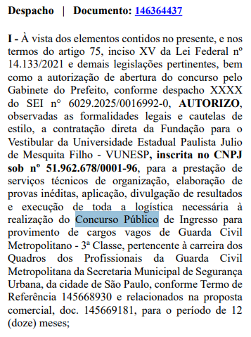 Concurso GCM SP: Banca definida! 2.000 vagas! 1 Banca organizadora do concurso GCM SP!