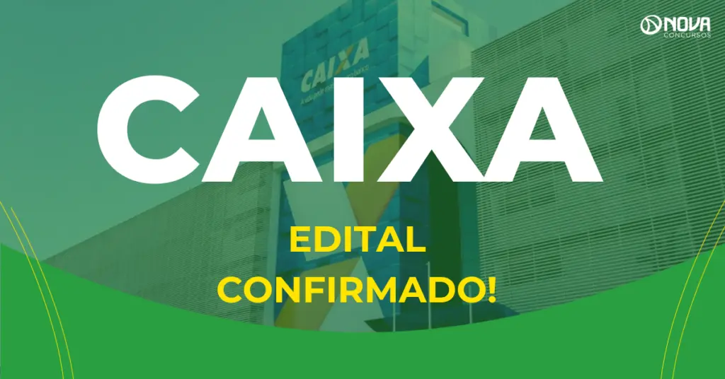 Concurso Caixa terá 184 vagas! Inscrições começam na sexta, 07/11!