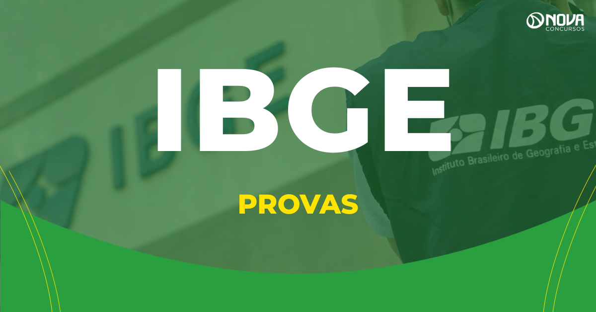Quando vai ser a prova do concurso IBGE?