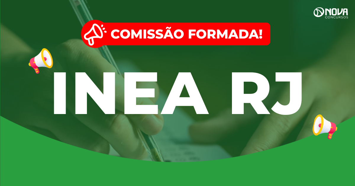 Concurso Inea RJ: Comissão formada! Edital em breve!