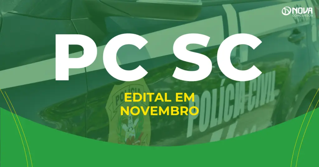 Concurso PC SC terá edital em novembro, diz delegado!