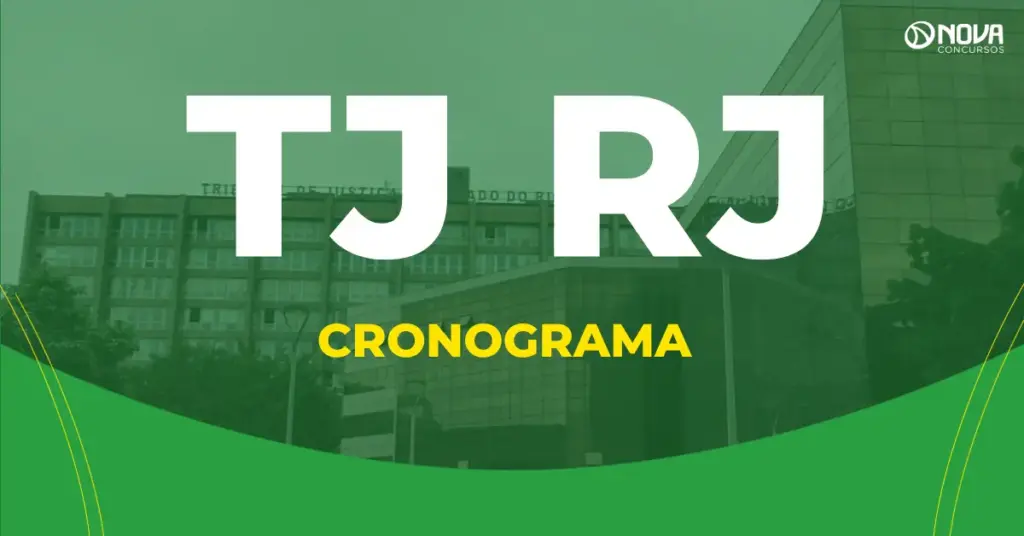 Cronograma do concurso TJ RJ 2025! Iniciais de R$9 mil!