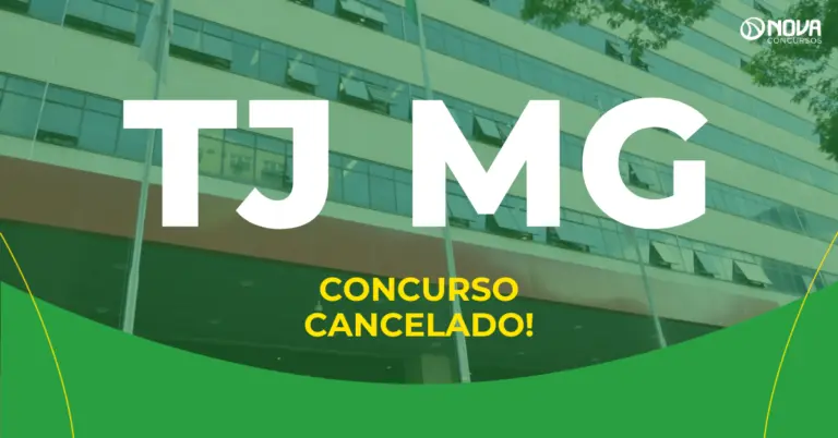 Concurso TJMG é cancelado! Tribunal rescinde contrato com a banca!