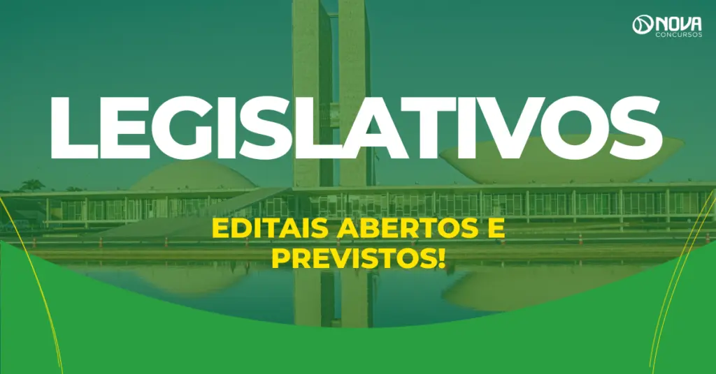 Concursos Legislativos 2026: veja os editais previstos!