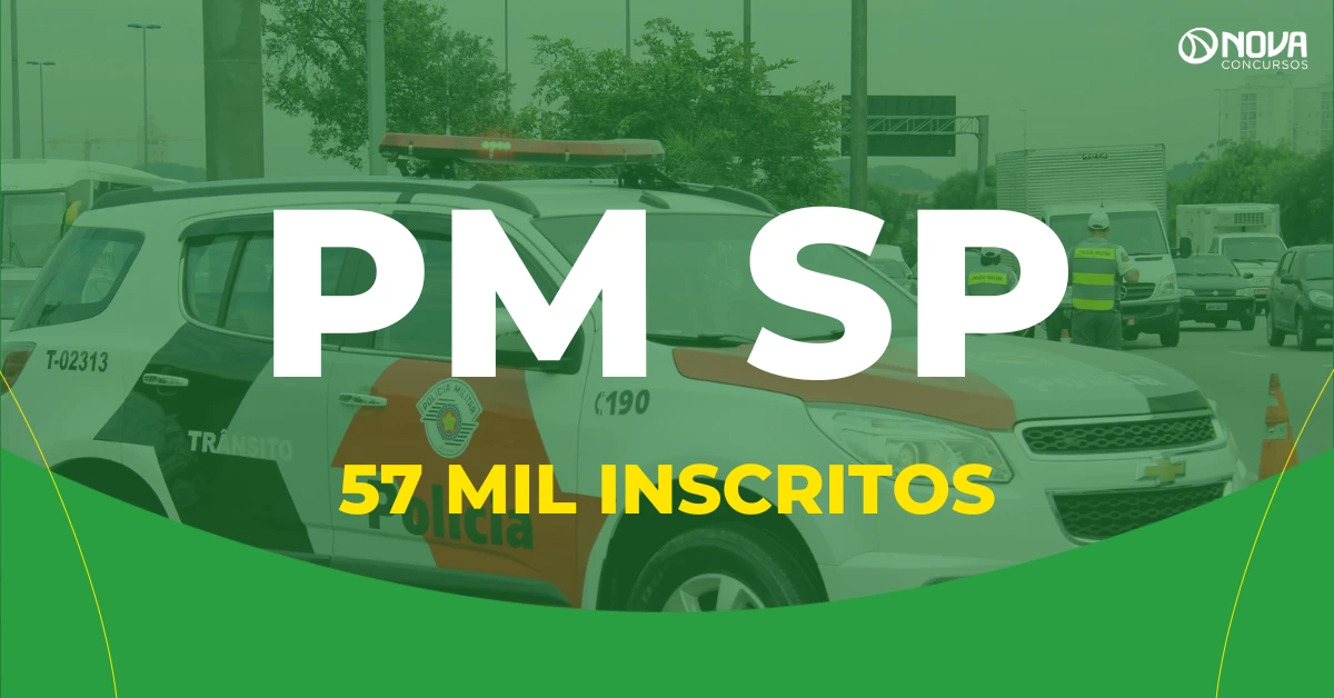 Concurso PM SP Soldado tem 57.967 inscritos para 2.200 vagas!