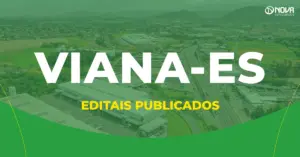 Imagem da vista aérea de Viana, Espírito Santo - Concurso Prefeitura de Viana