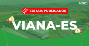 Imagem da vista aérea de Viana, Espírito Santo - Concurso Prefeitura de Viana