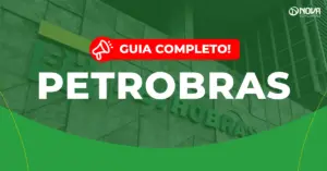 Imagem com fachada da Petrobras e o texto “Guia completo! Concurso Petrobras”.