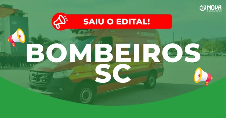Concurso Bombeiros SC: Inscrições prorrogadas! 630 vagas!