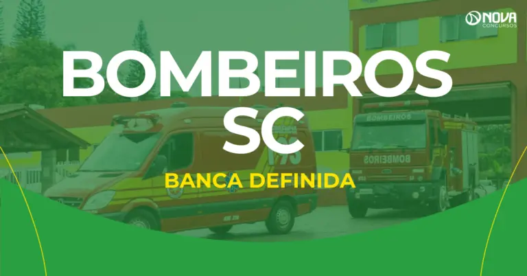 Concurso Bombeiros SC tem banca definida para 110 vagas!