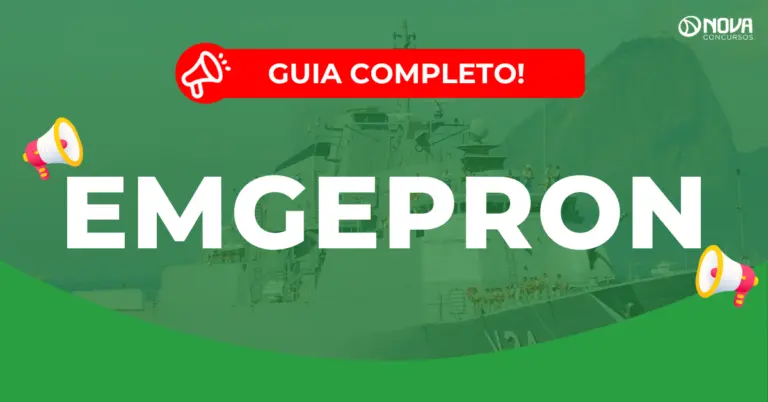Concurso Emgepron: Inscrições abertas! Iniciais de R$12 mil!