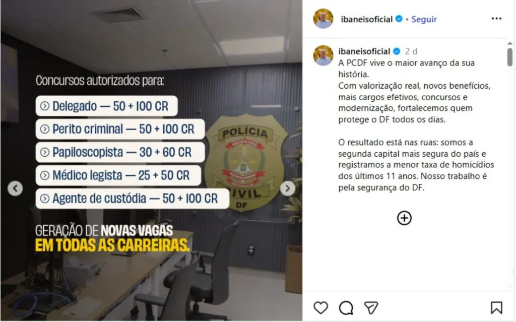 Concurso PC DF Autorização